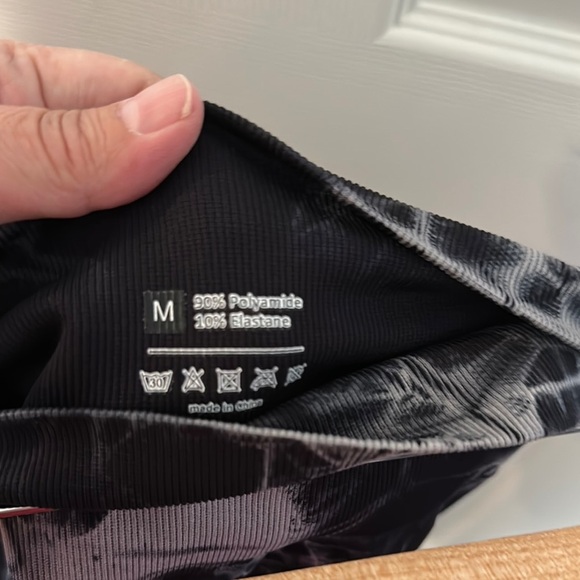 Black and Brown Tie-Dye Shorts - Picture 3 of 3